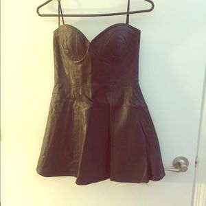 Pleather Dress